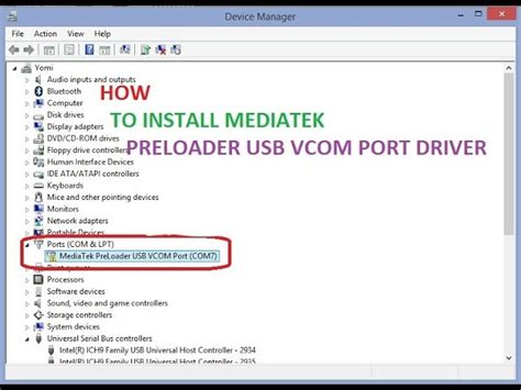 what is mt65xx preloader|How to install MTK65XX Preloader USB VCom Drivers in .